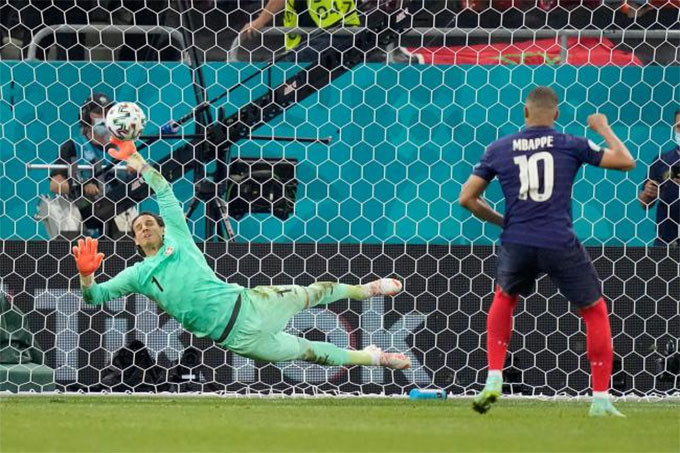 Mbappe the culprit as Switzerland stun France on penalties